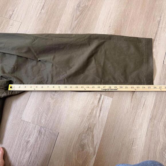 Banana Republic Women's Size 10 Pleated Wide Leg Pants Khaki Careerwear - Picture 6 of 7